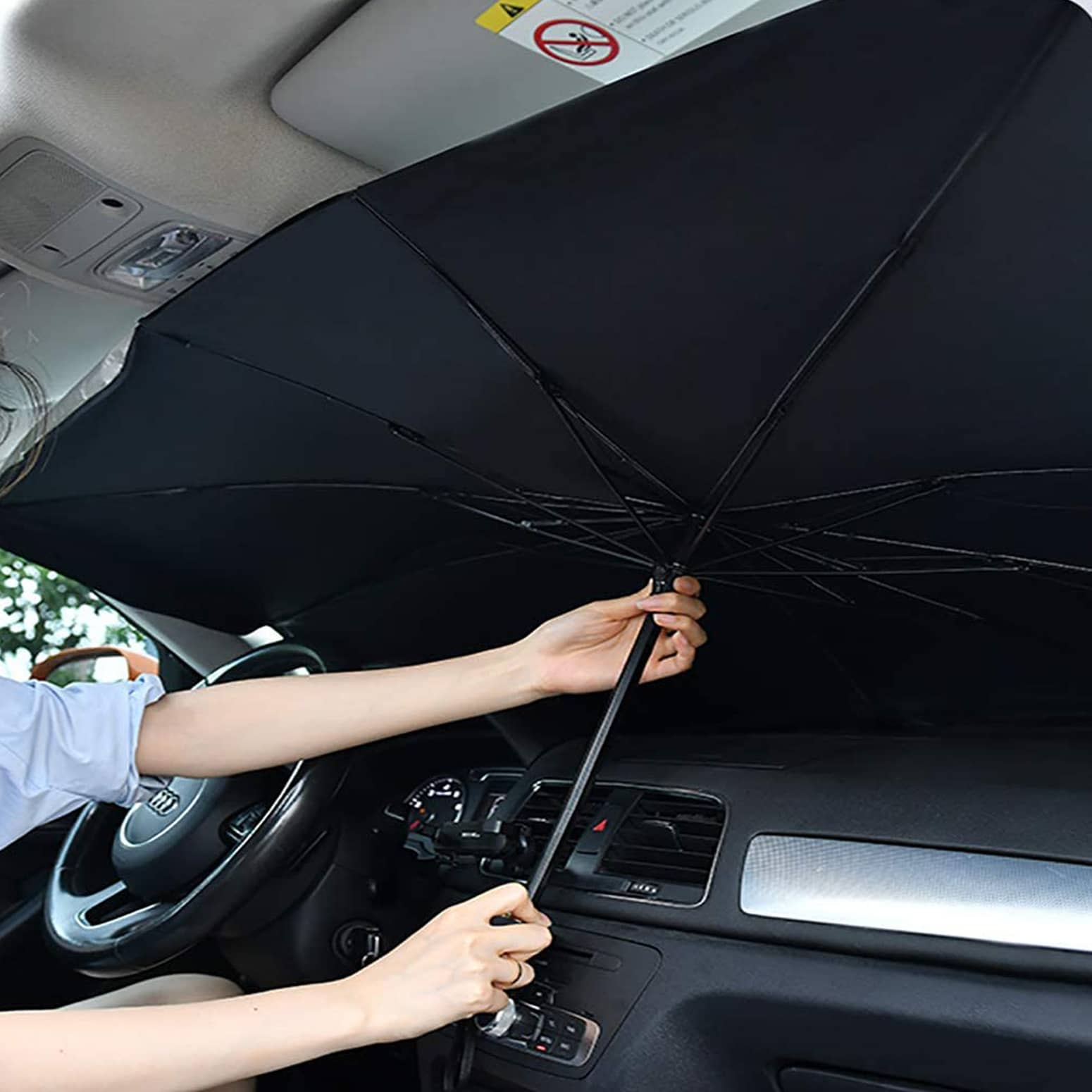 31x50 in Suitable for Car SUV Hatchback Car Sunshade Umbrella Car Front Window Sunshade Sun-Proof and Heat-Insulating Windshield Sunshade 