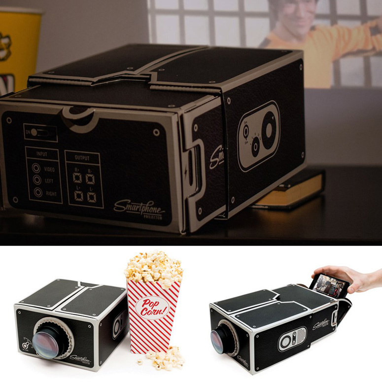 Cardboard Smartphone Projector