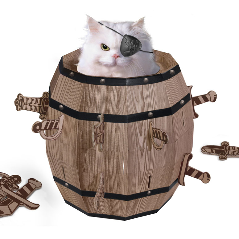 Cat Barrel Playhouse