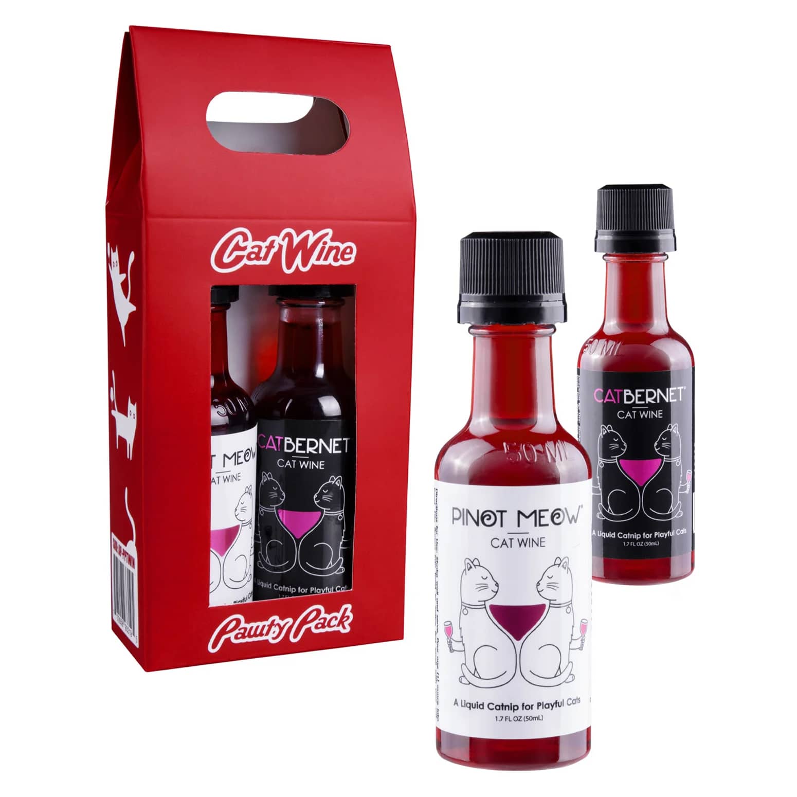 Cat Wine Pawty Pack - Liquid Catnip for Cats