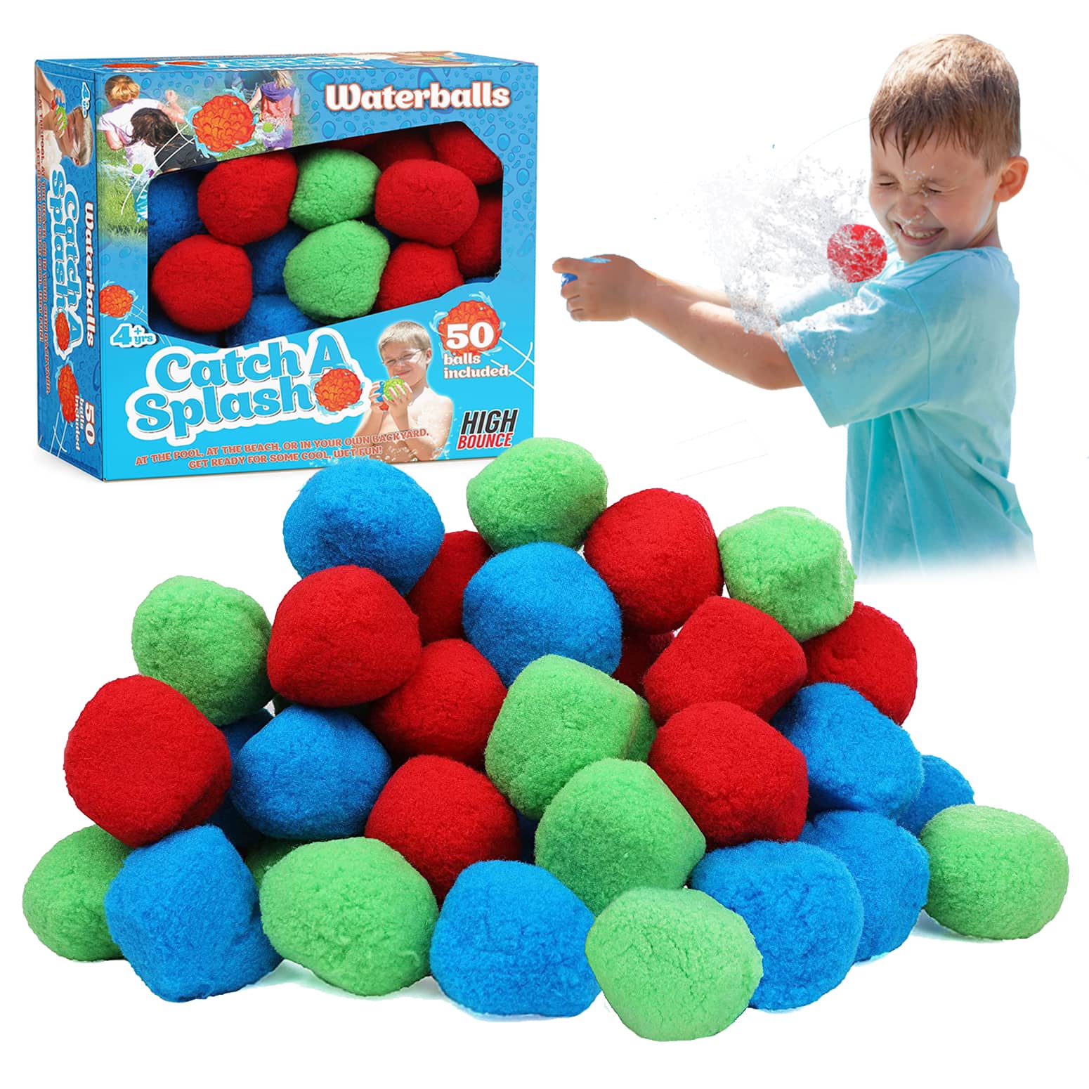 Catch-A-Splash Water Balls - Reusable Water Balloon Alternatives