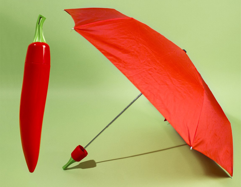 Cayenne and Jalapeno Chili Pepper Umbrellas
