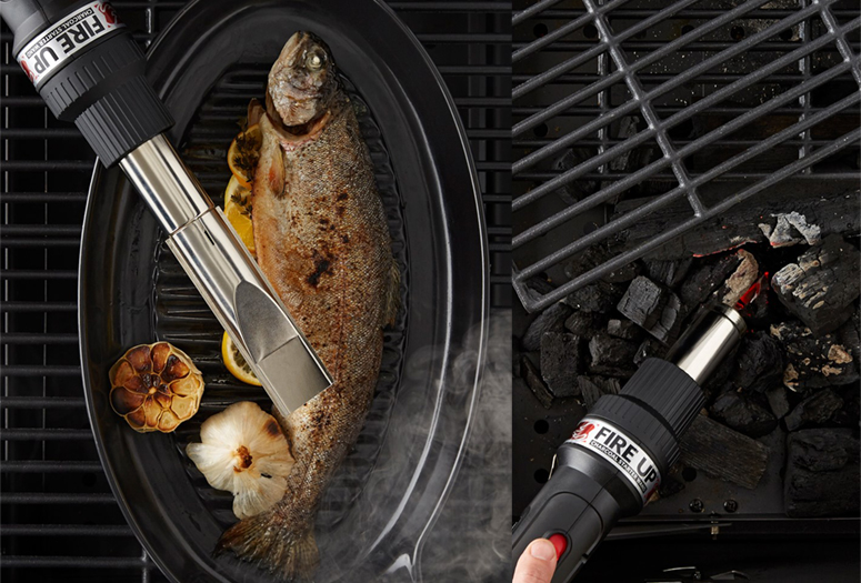 Charcoal Companion Fire UP! - Grill Starter Wand and Food Smoker