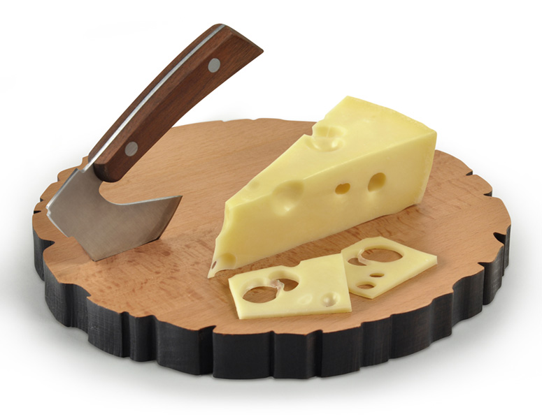 Cheese Log - Chopping Axe and Cheese Board Set