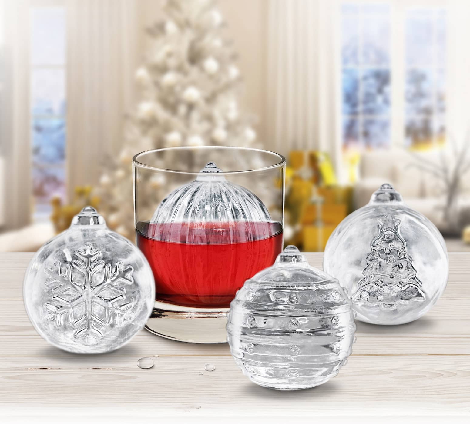 Christmas Ornament Ice Sphere Molds