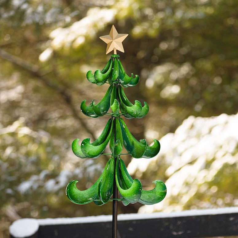 Christmas Tree Wind Spinner