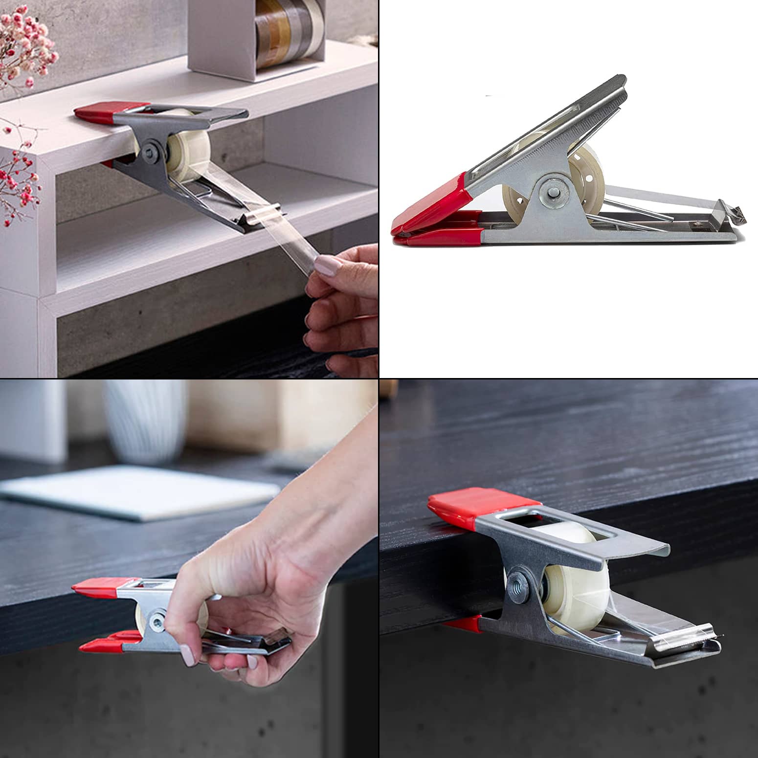Clamp Tape - One-Handed, Clamp-On Tape Dispenser