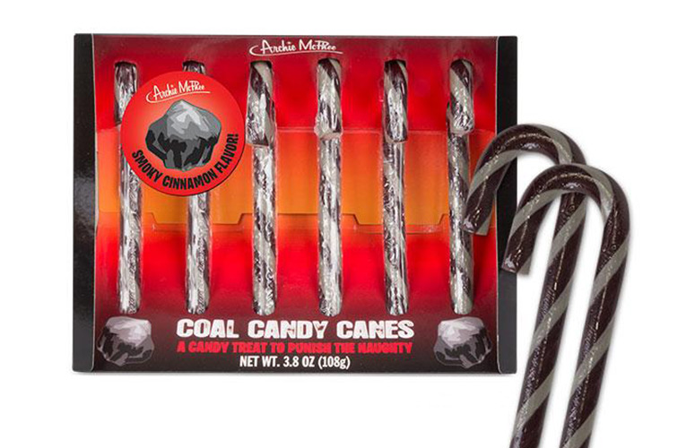 Coal Candy Canes