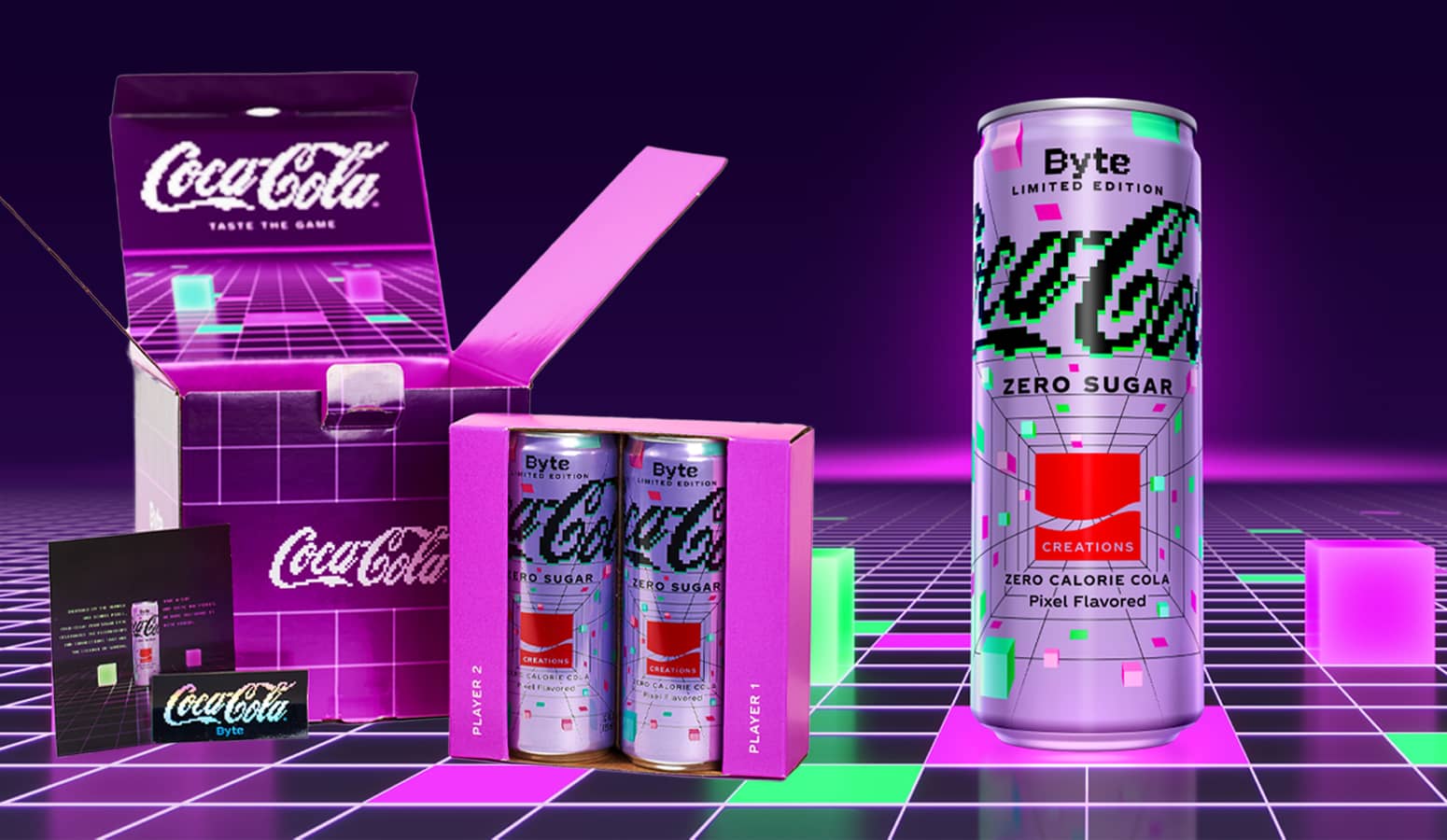 Coca-Cola Byte - Pixel Flavored Soda (Limited Edition)