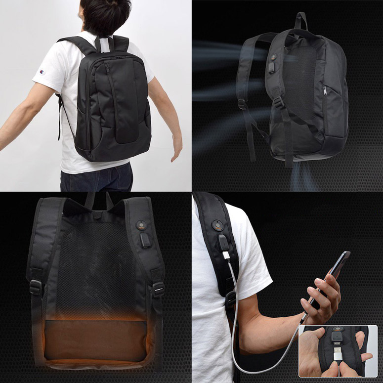 Cooling, Heating, and USB Charging Backpack