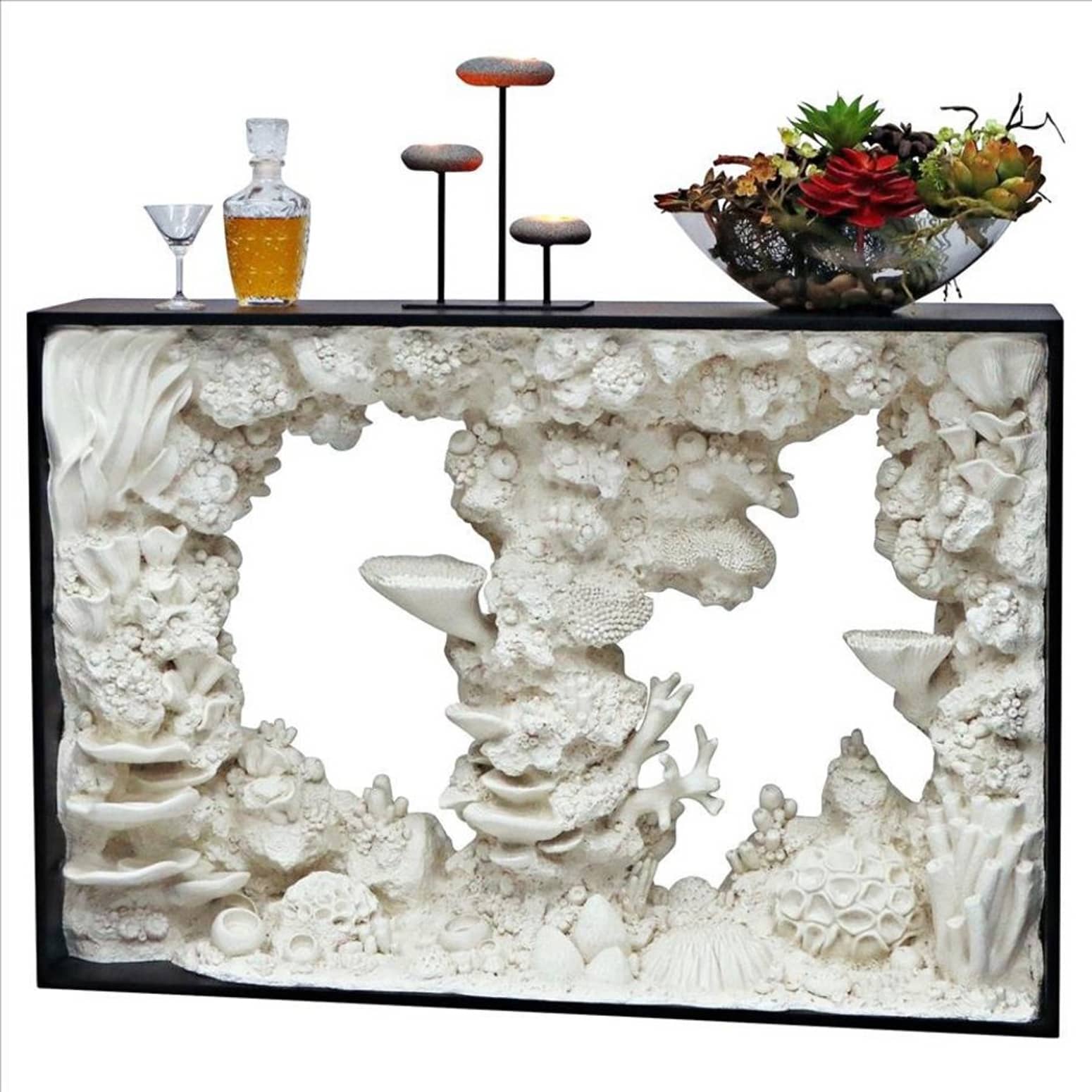 Coral Reef Oceanside Sea Console Table