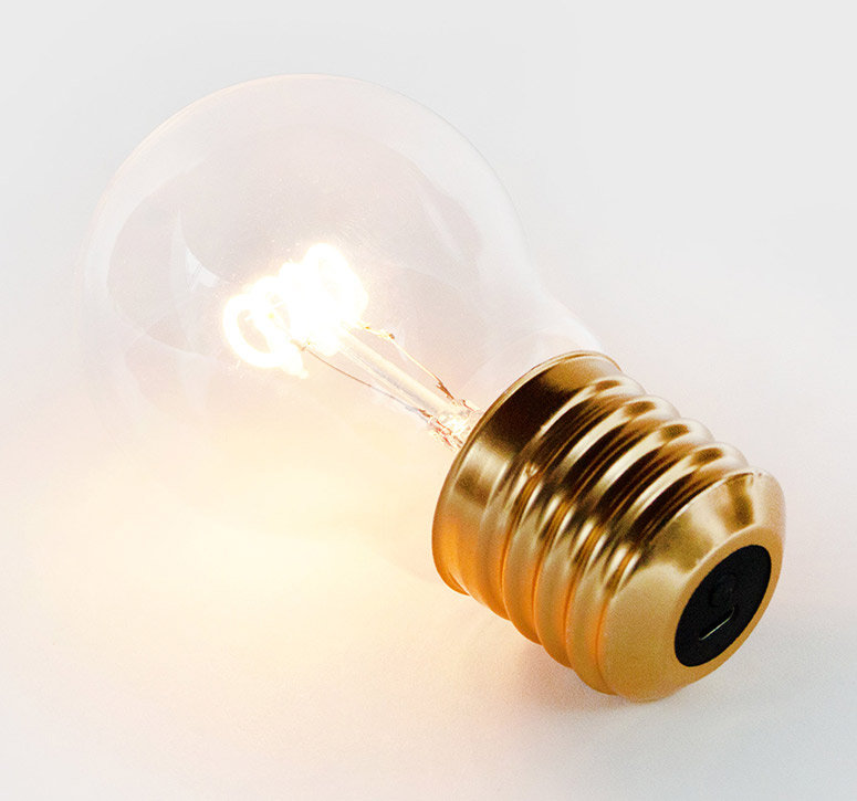 Cordless Filament Light Bulb