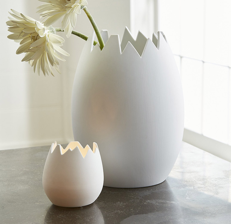 Cracked Eggshell Vase