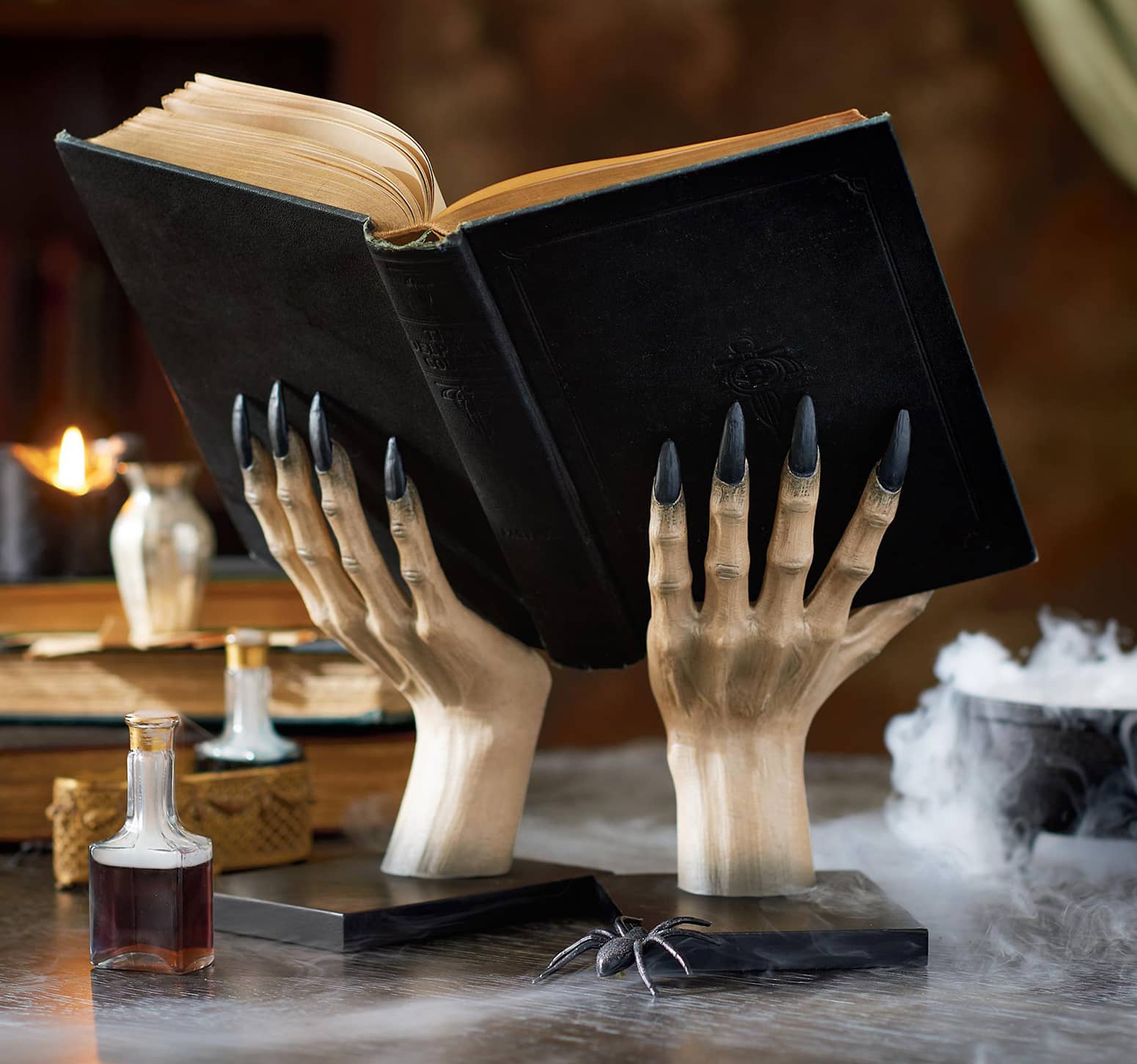 Creepy Witch Hands Book Stand