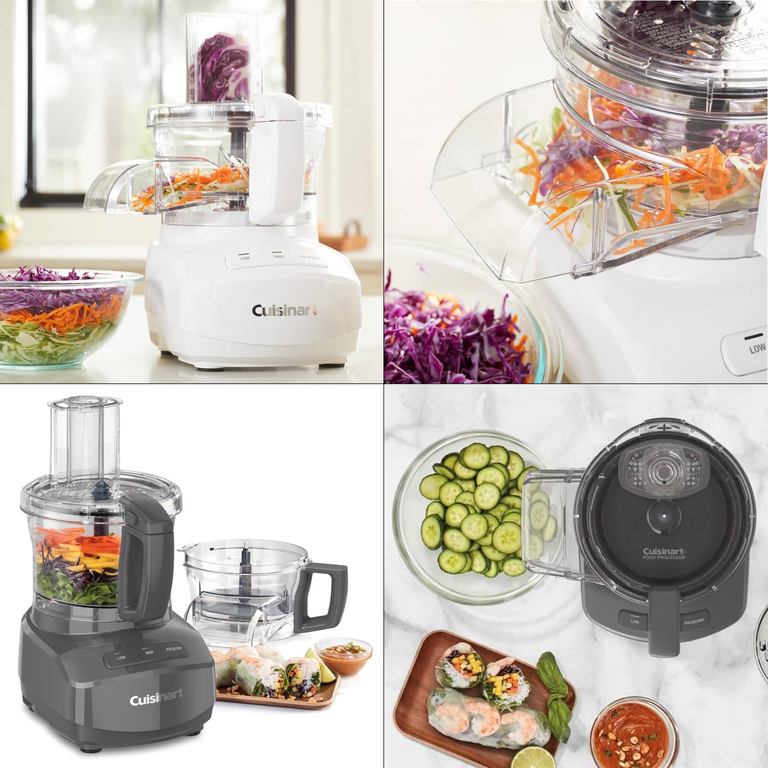 Waring Commercial Combination 4 Qt. Batch Bowl with LiquiLock® Seal System  and Continuous-Feed Food Processor