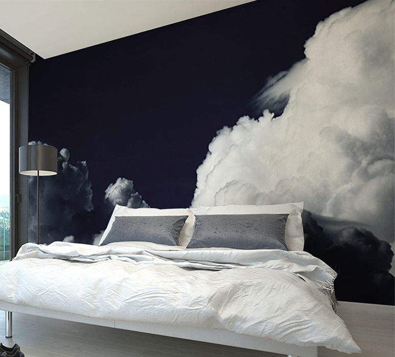 Dark Clouds Wall Mural