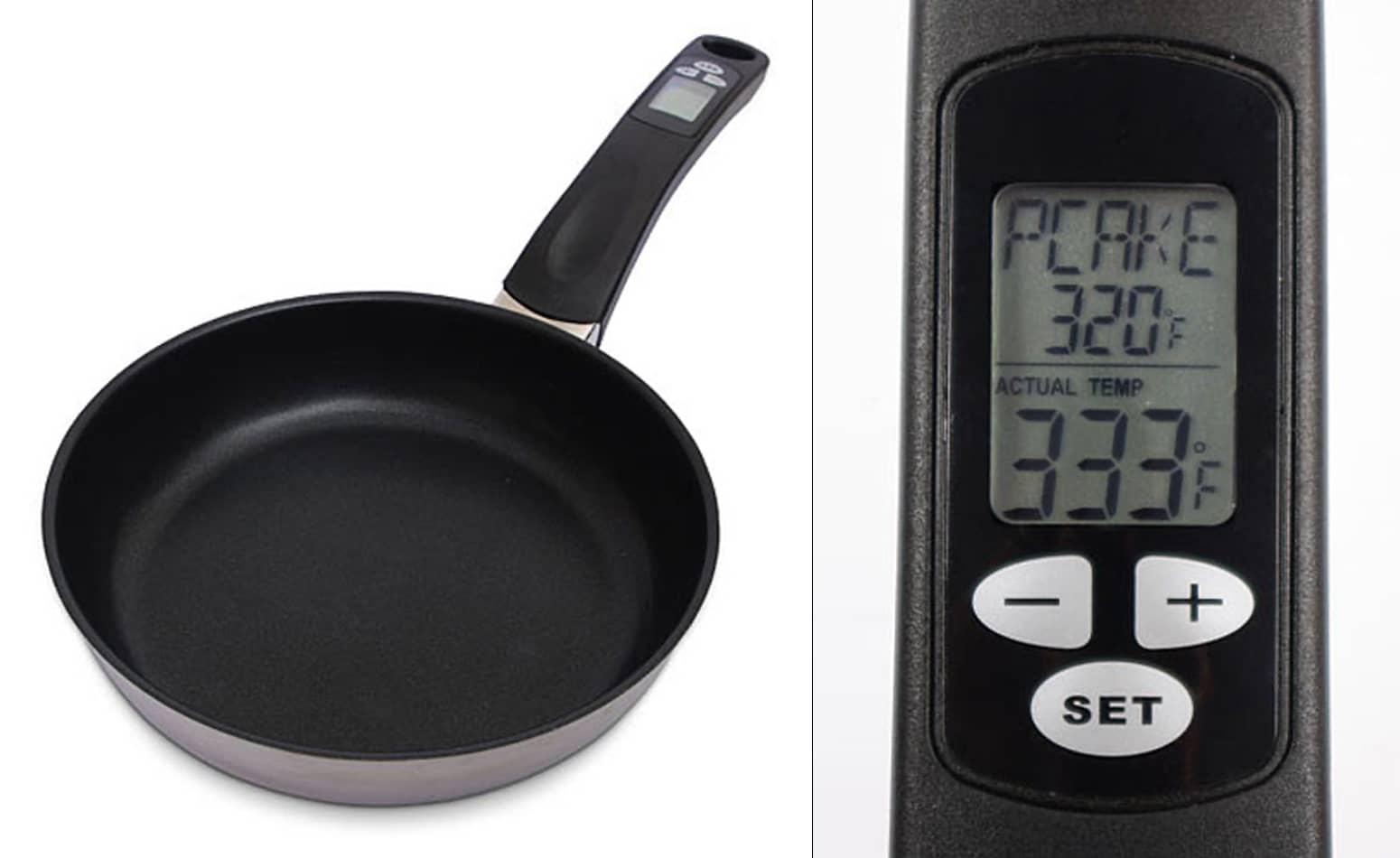 Digital Thermometer Frying Pan