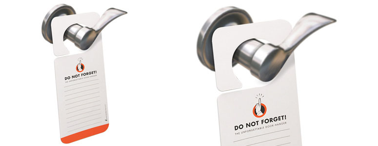 Do Not Forget - Door Knob Reminder Notes