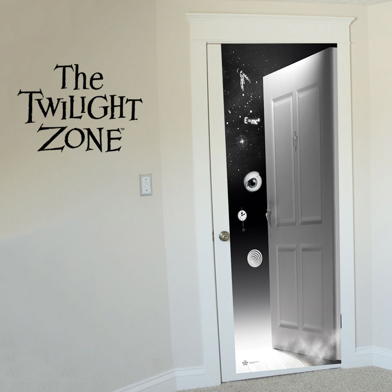 Doorway to The Twilight Zone Door Decal