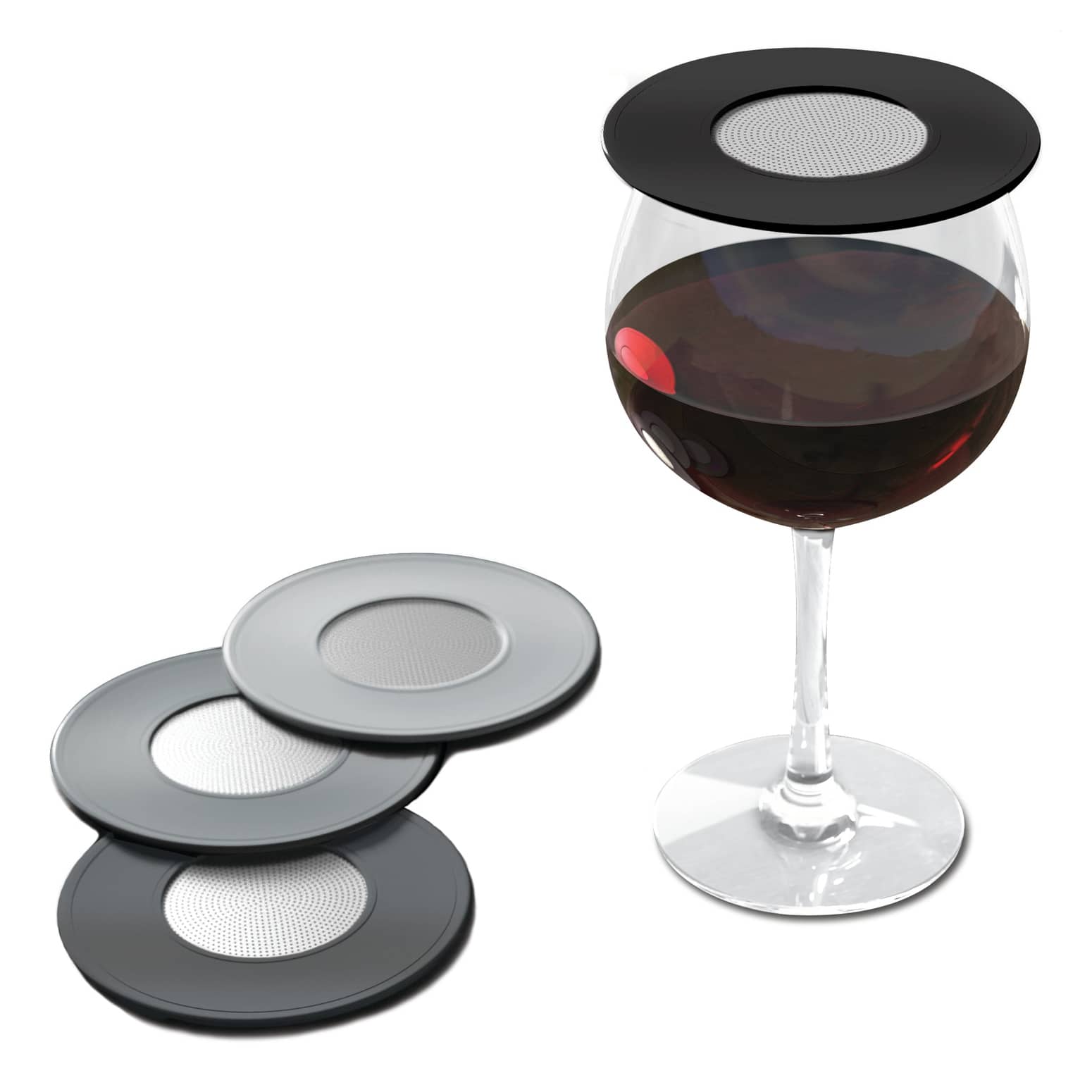 Drink Tops - Ventilated Silicone Wine Glass Covers