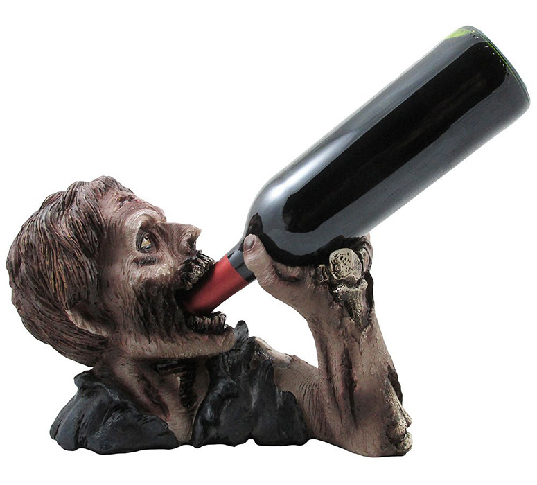 Drinking Zombie Wine Bottle Holder