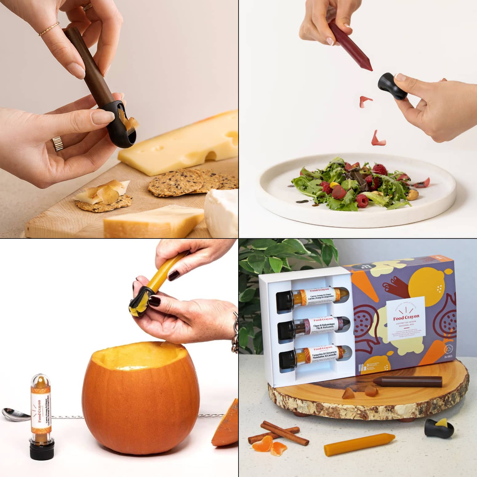 Edible Food Crayons - Seasonal Holiday Flavors Box