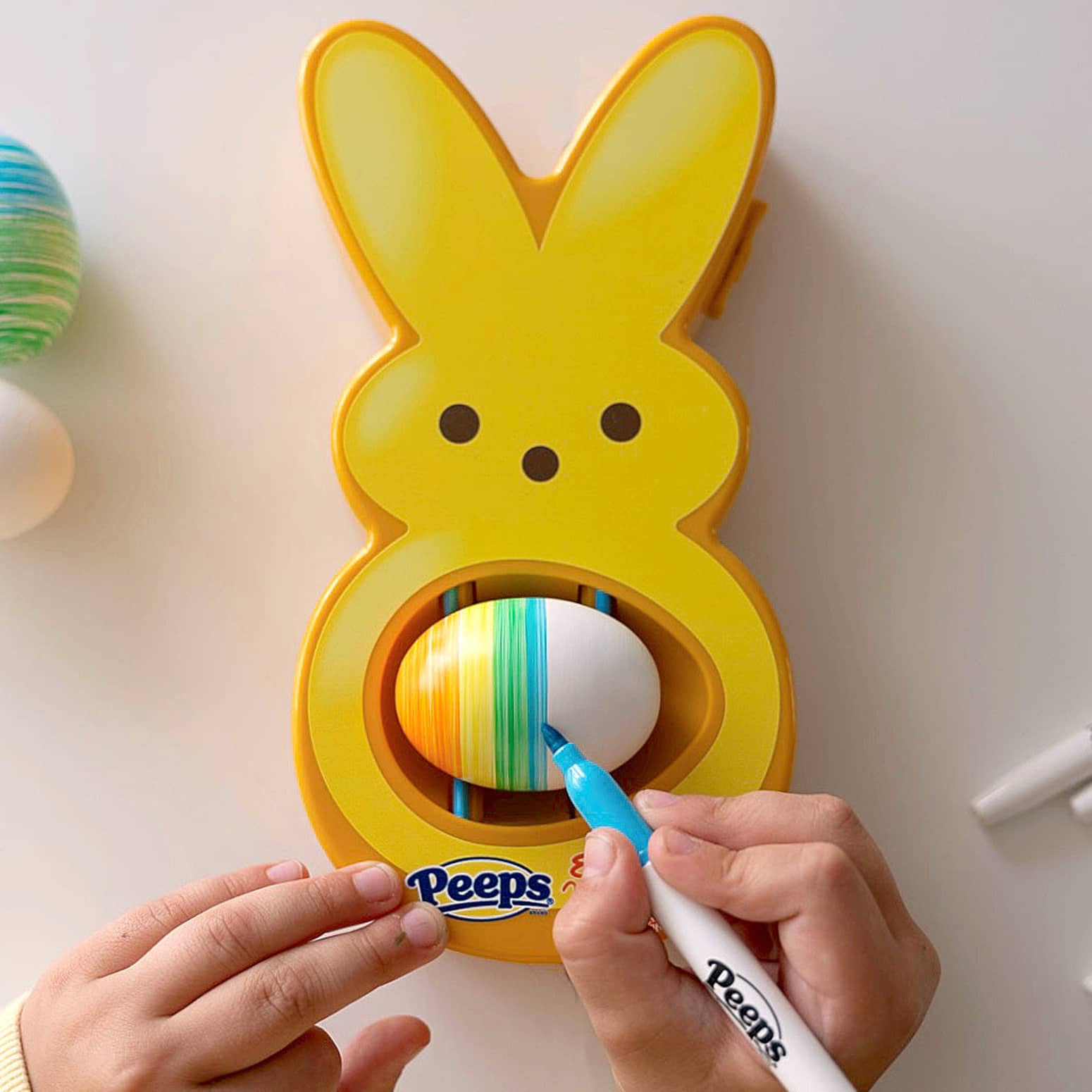 EggMazing Peeps Bunny - Spinning Easter Egg Decorator