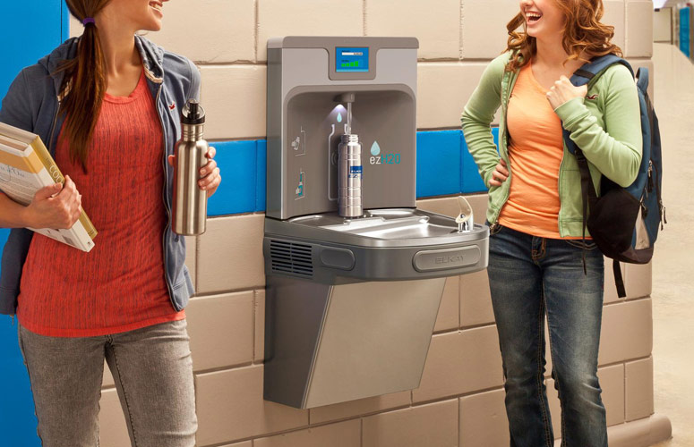 Elkay EZH2O - Filtered Water Bottle Filling Station and Water Fountain