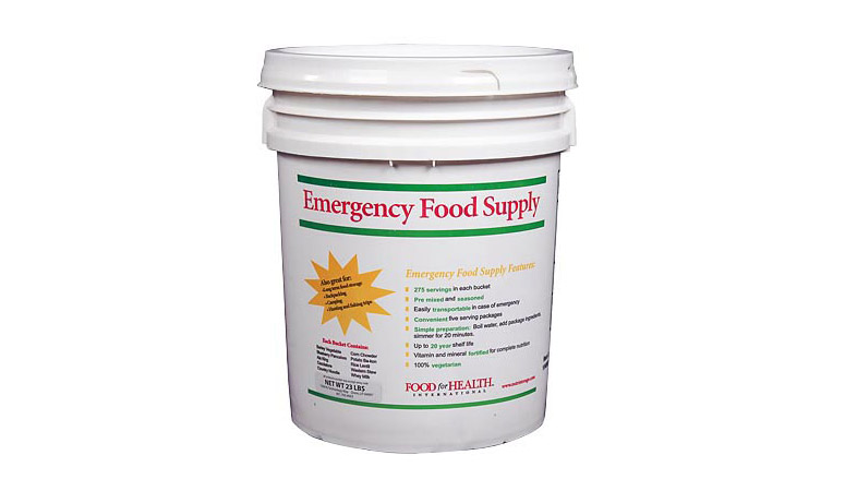 Emergency Food Kit Bucket - 275 Servings / 20 Year Shelf Life!