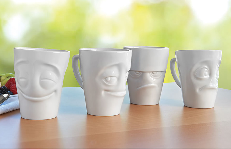 EmotiMugs - Coffee Mugs With Expressive Faces