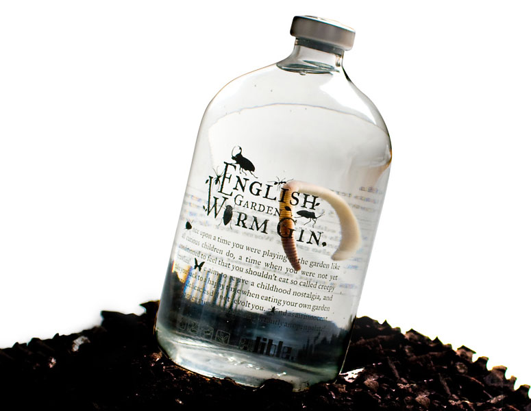 English Garden Worm Gin