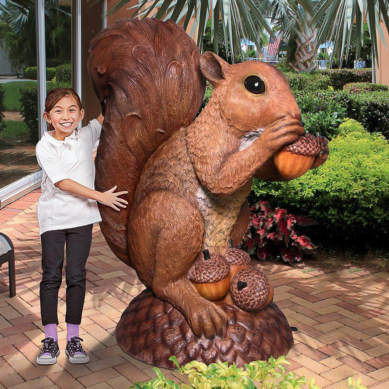 Enormous Squirrel Statue