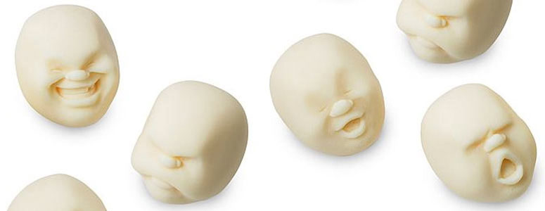 Faces Of The Moon Stress Balls