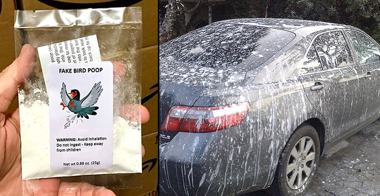 Prank Ideas Fake Bird Poop for Cars Special Effects Gag Gifts Toys Bad Parking Funny Hilarious April Fools Pranks 