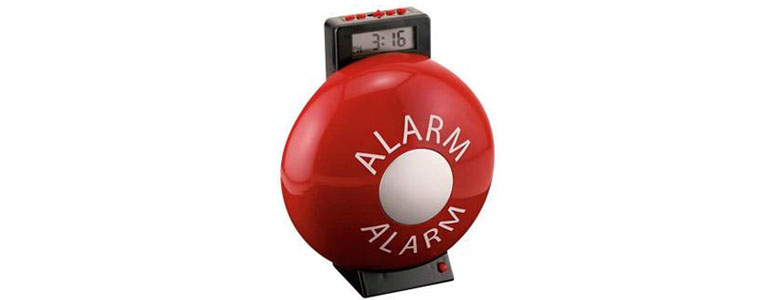 The Fire Bell Alarm Clock  is LOUD!