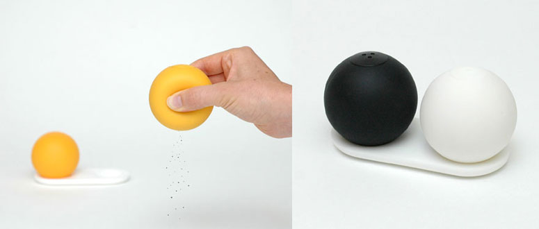 Flip & Tumble Squeezers - Squishy Salt and Pepper Shakers