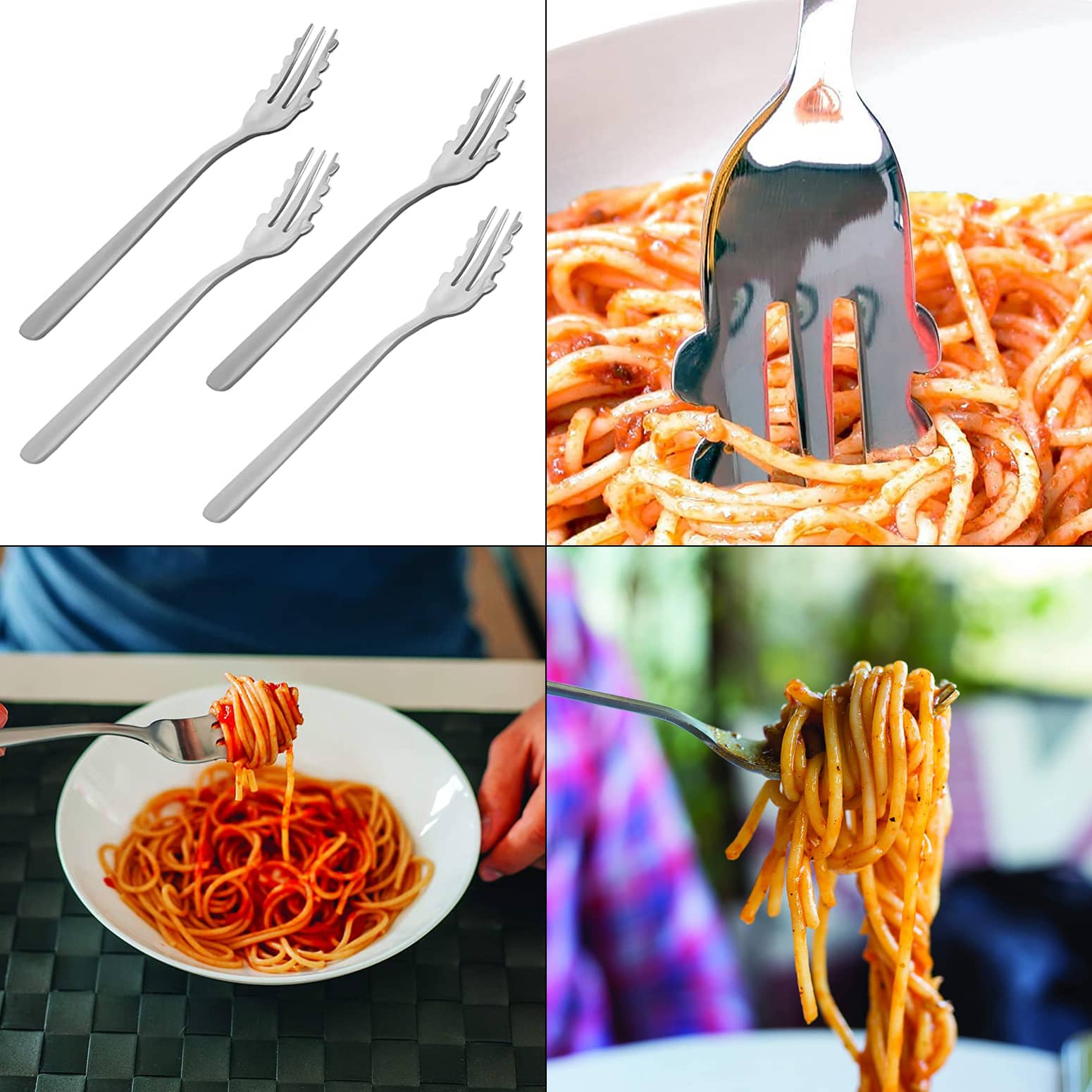 for-Ghetti Spaghetti Forks - Perfectly Twirl Spaghetti Noodles