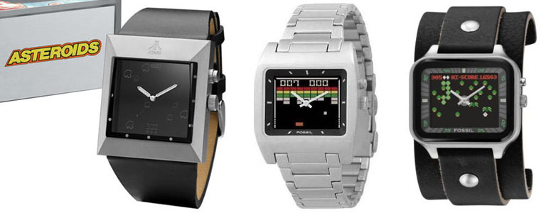Fossil and Atari Animated Watches: Wearable Classic Gaming Design!