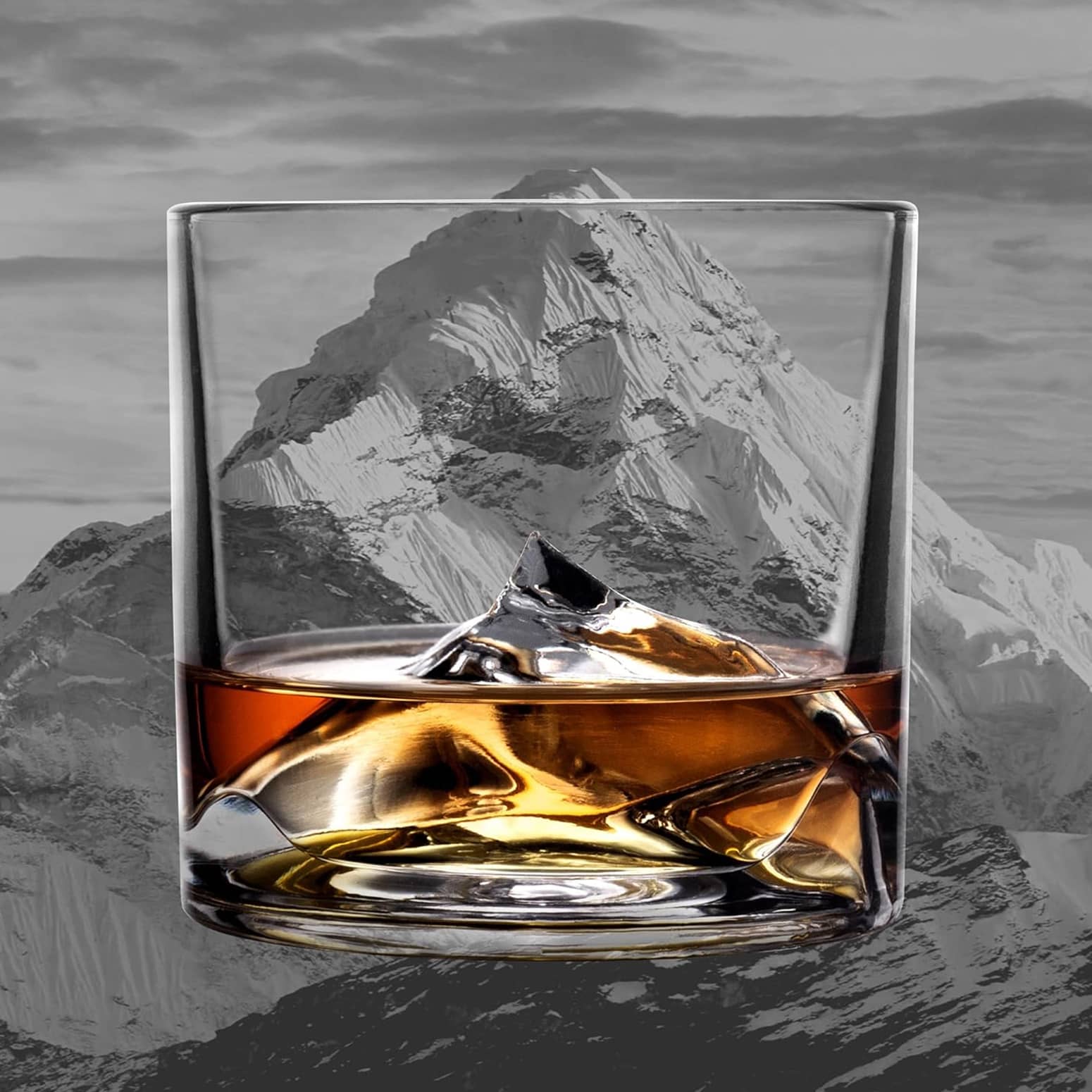 Freezable Mount Everest Whiskey Glass