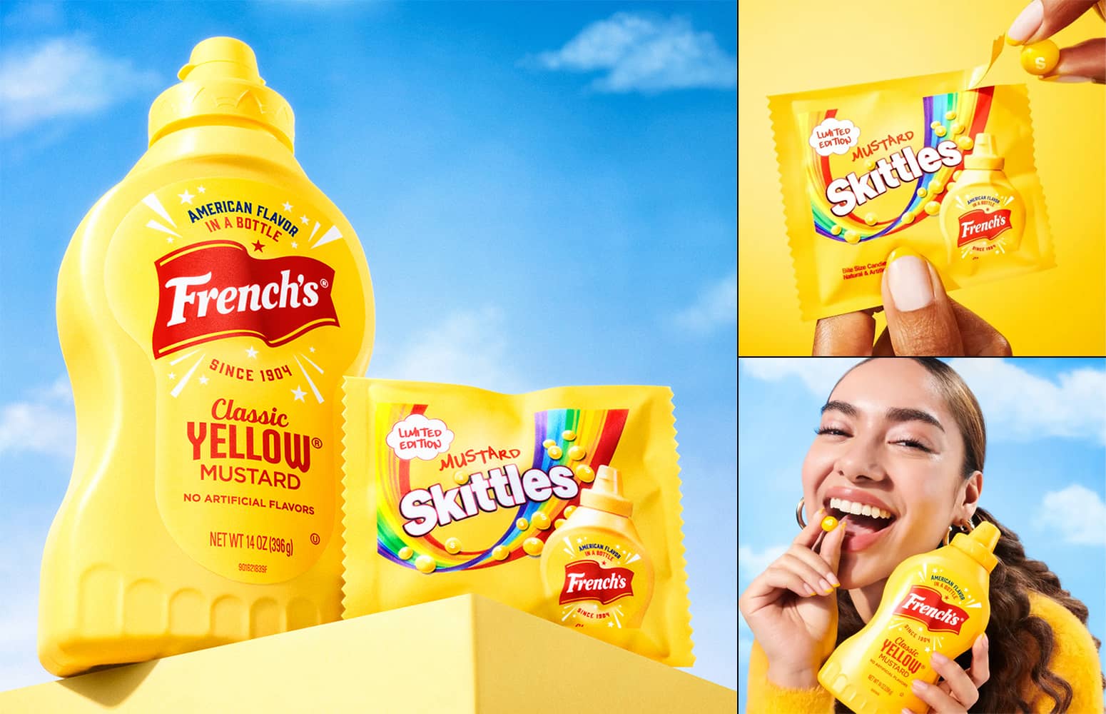 French's Yellow Mustard Skittles