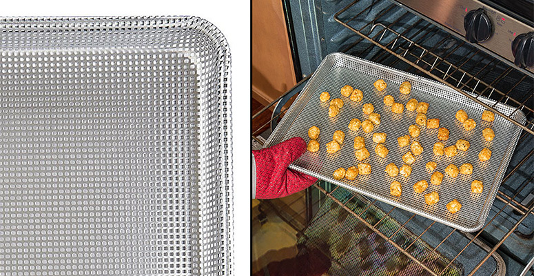 Fully Perforated Nonstick Crisper Sheet Pan