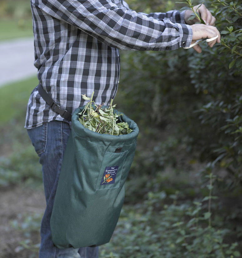 Gardener's Hollow Leg Tote - Hands-Free Pruning, Weeding and Harvesting