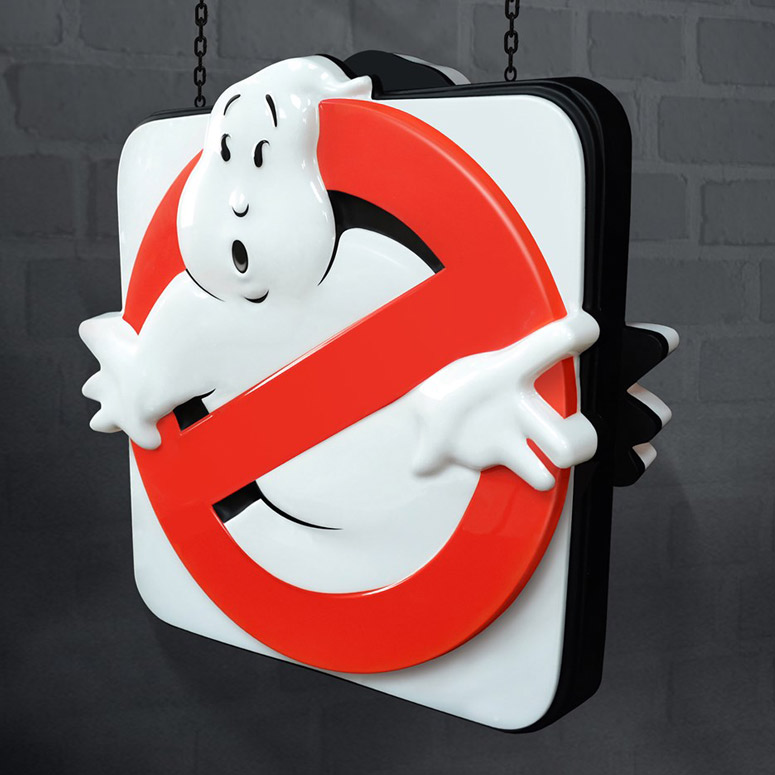 Ghostbusters Firehouse Sign Replica - Double-Sided and Illuminated