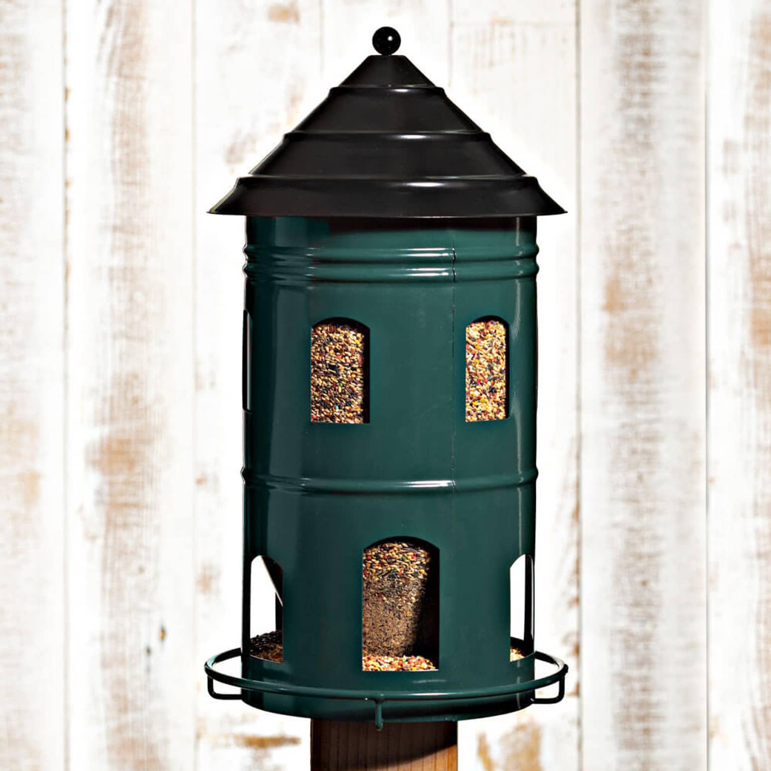 Giant 6 Liter Bird Feeder - Holds 2-3X More Seed, Nuts, and Berries