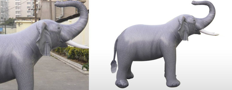 Giant 7' Inflatable Elephant!
