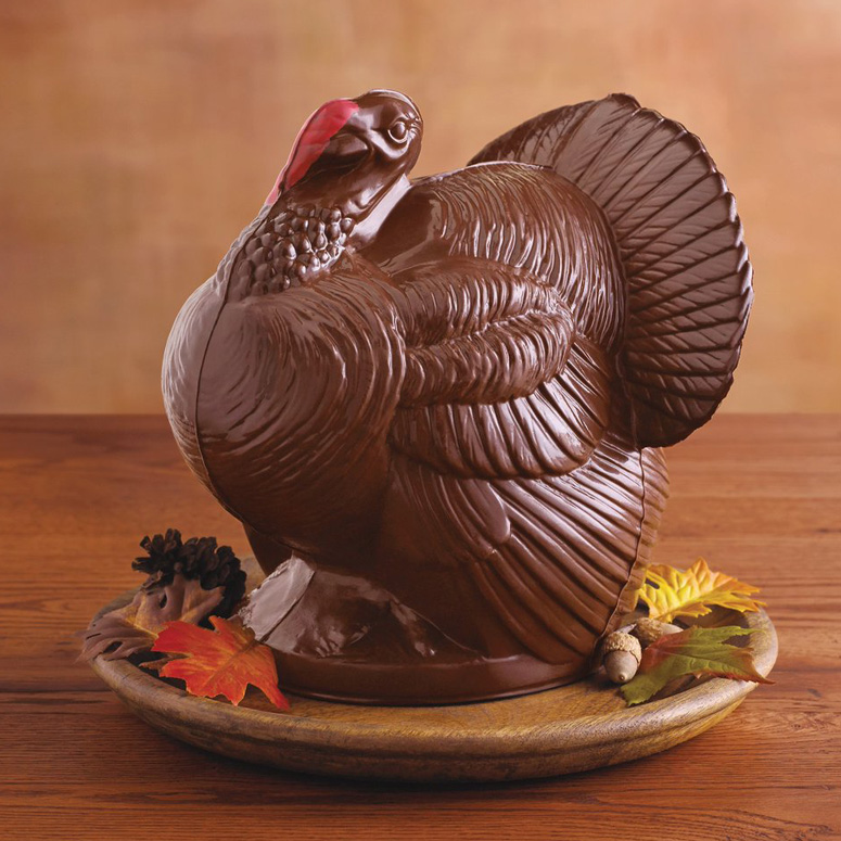 Giant Chocolate Turkey Thanksgiving Centerpiece