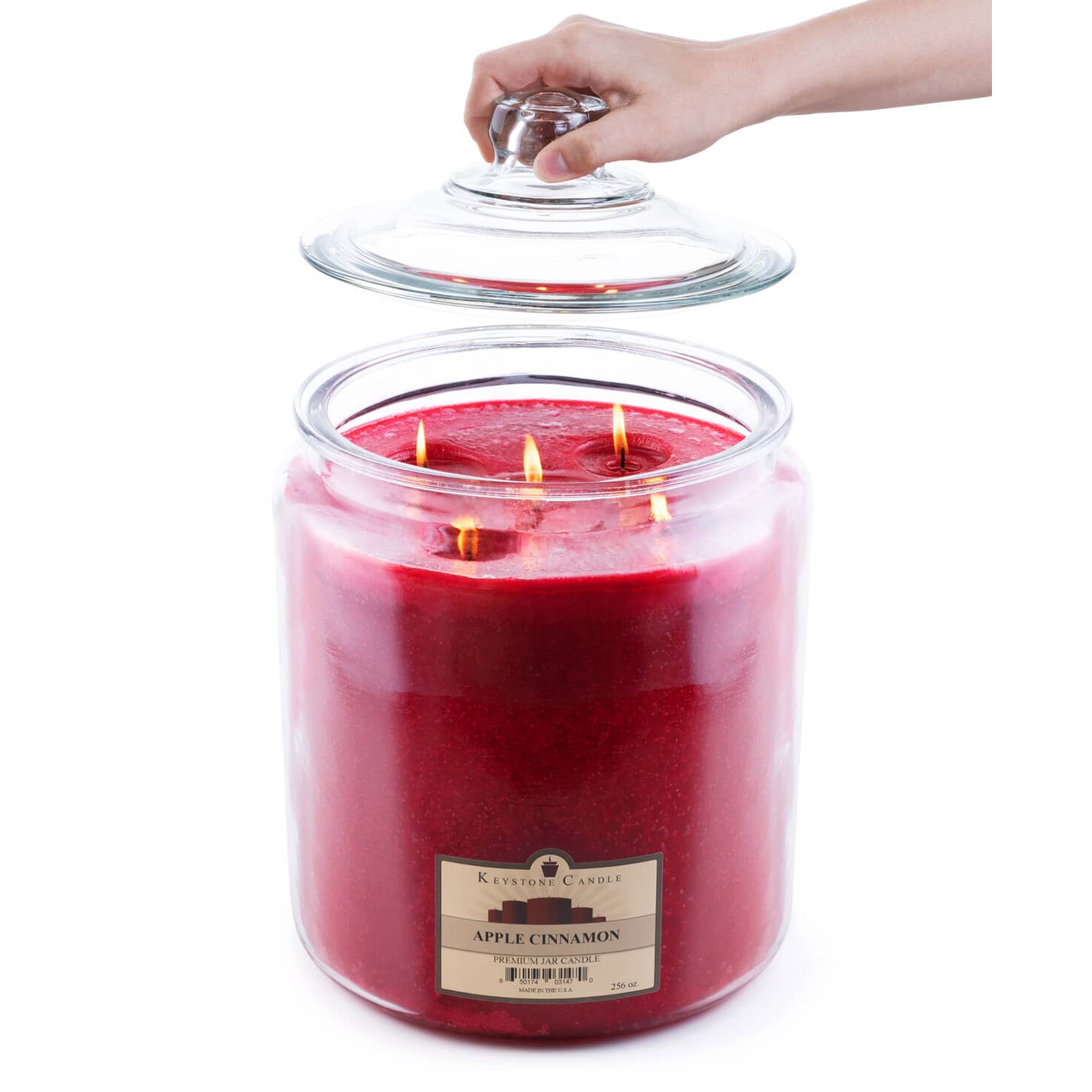 Giant Jar Candle - 2 Gallons / 25 Pounds / 500 Hour Burn Time