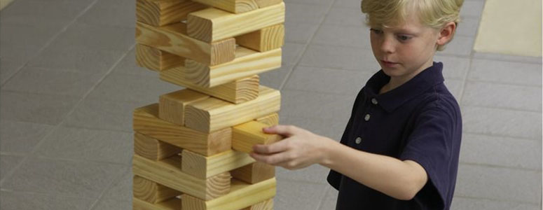 Giant Outdoor Building Block Tower Game