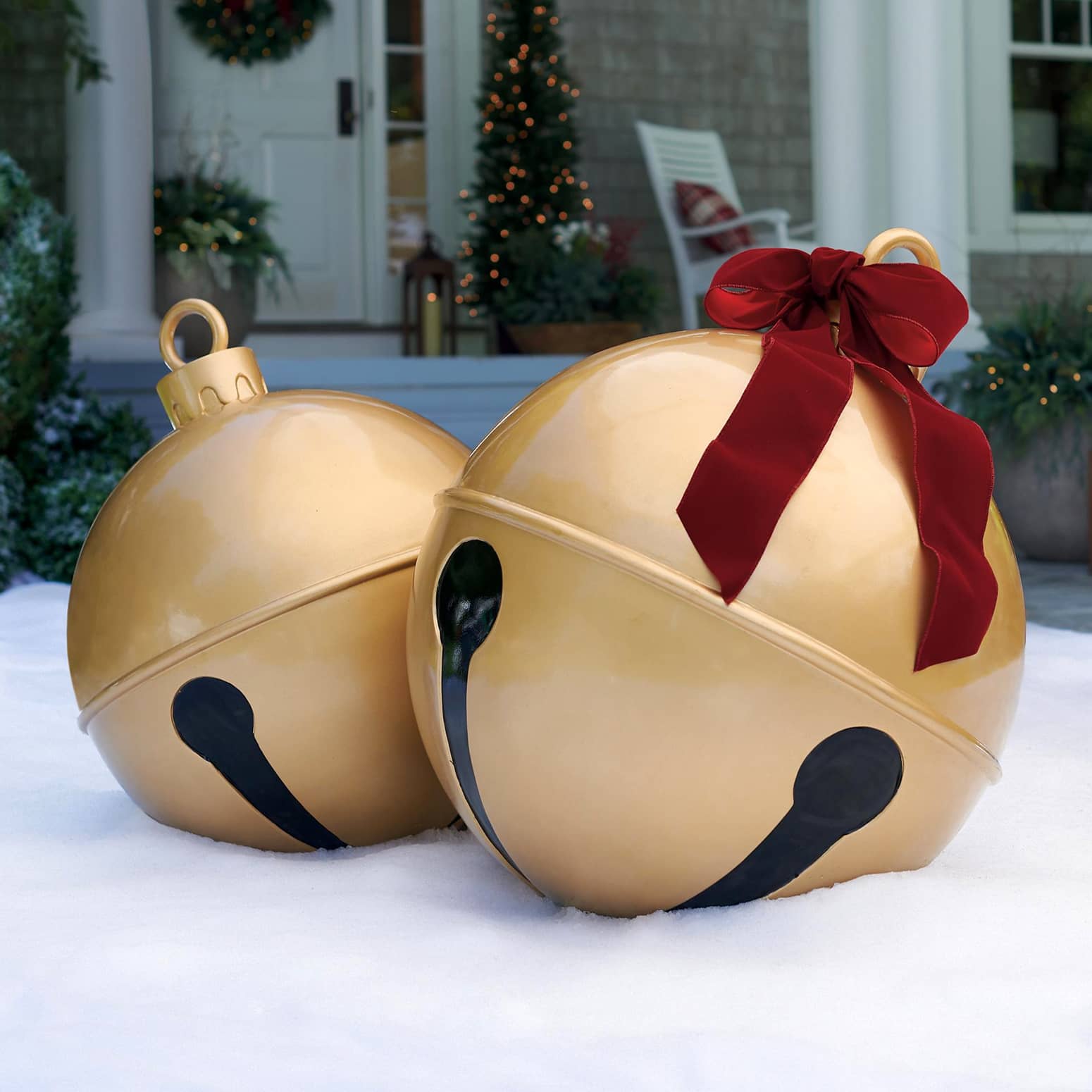 Giant Outdoor Jingle Bells
