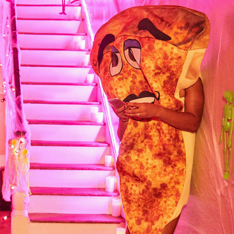Giant Waving Slice of Pizza Costume